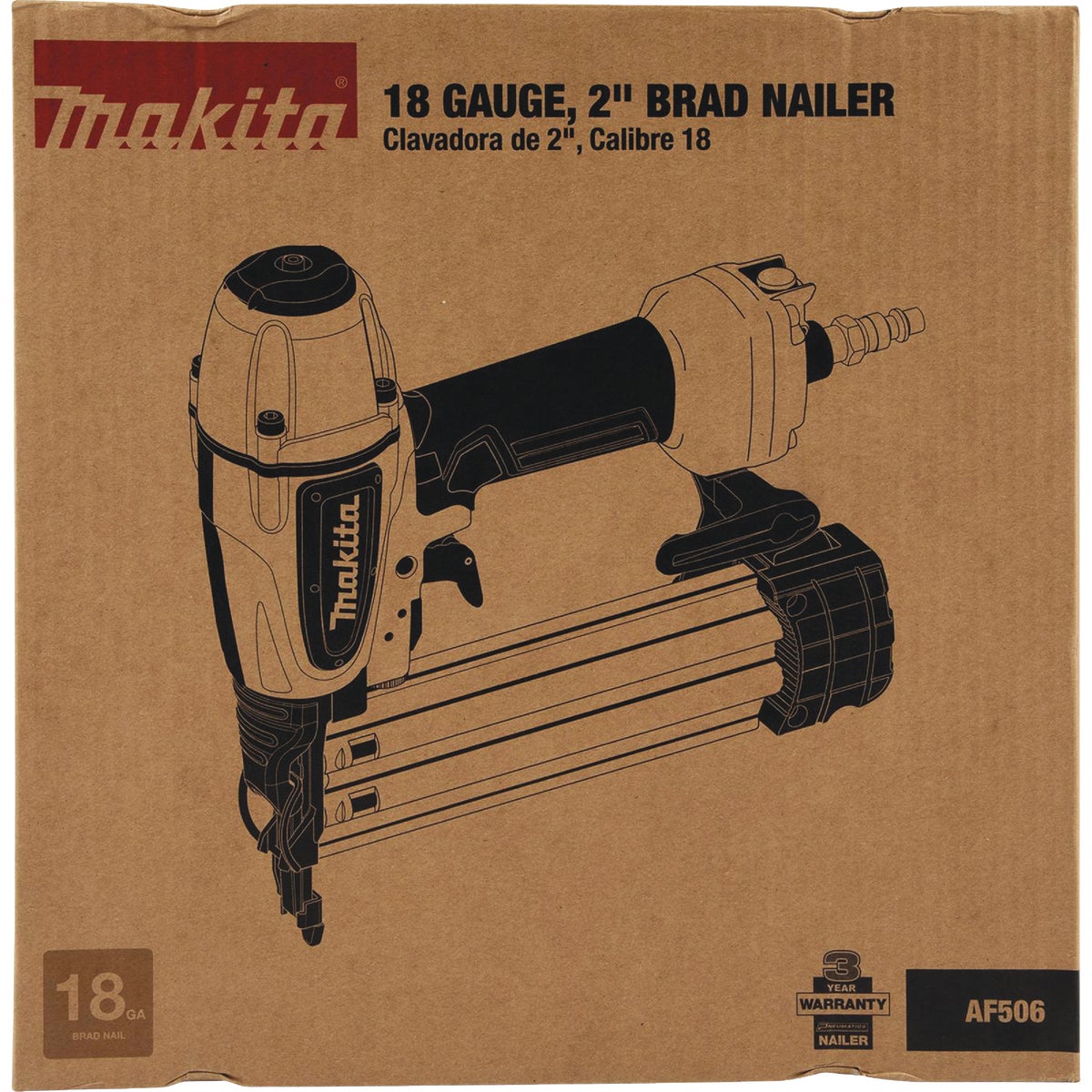 Makita 18-Gauge 2 In. Brad Nailer Image 10