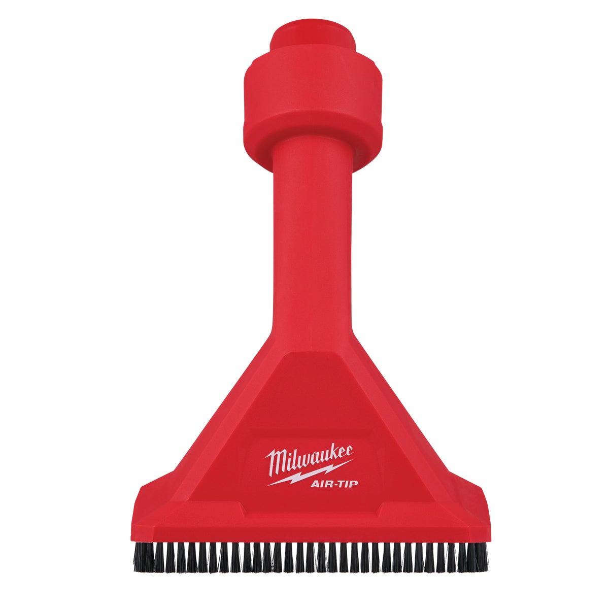 Milwaukee AIR-TIP 1-1/4 In. - 2-1/2 In. Red Plastic Rocking Vacuum Nozzle with Brush Image 1