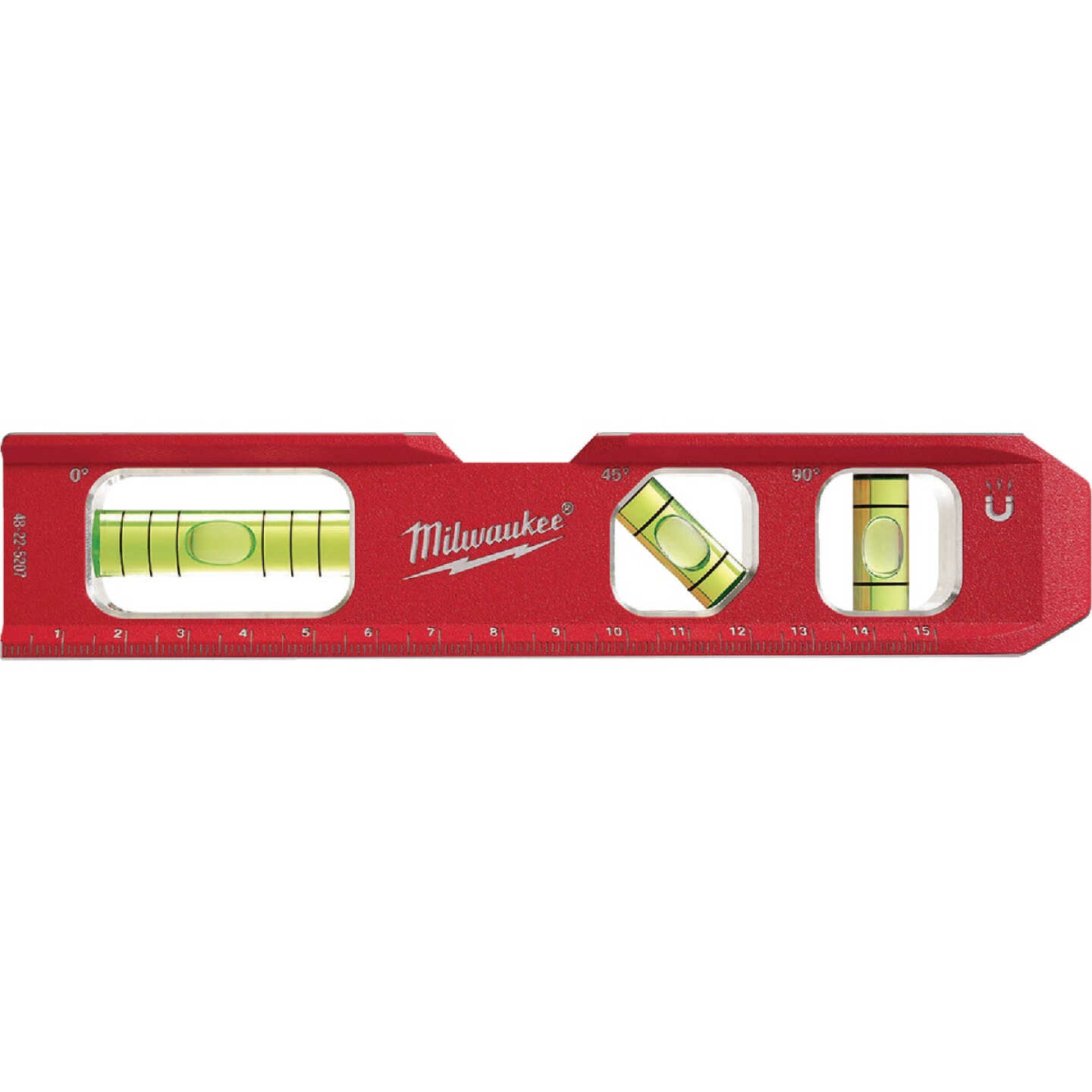 Milwaukee 7 In. Metric Compact Billet Torpedo Level Image 1