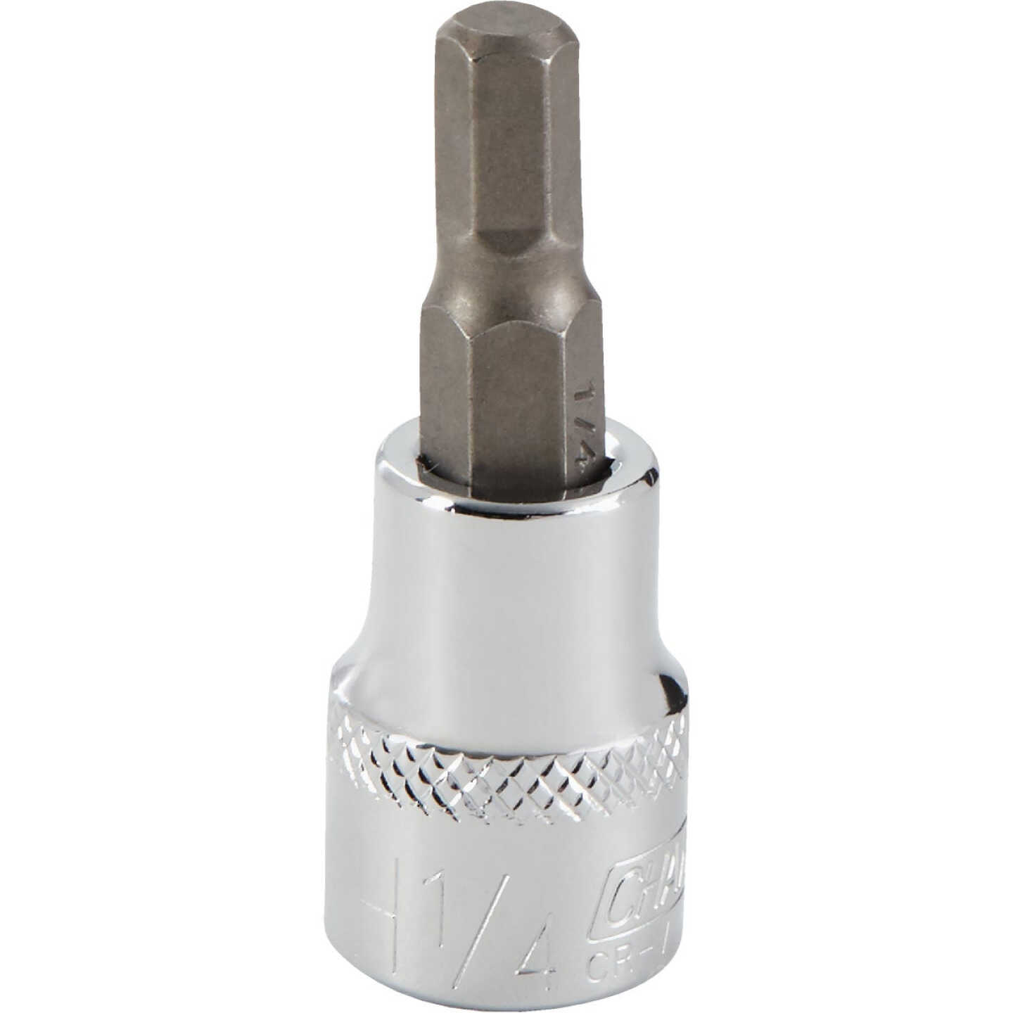 Channellock 3/8 In. Drive 1/4 In. 6-Point Standard Hex Bit Socket Image 1