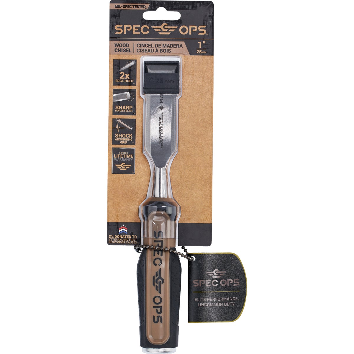 Spec Ops 1 In. Wood Chisel Image 7