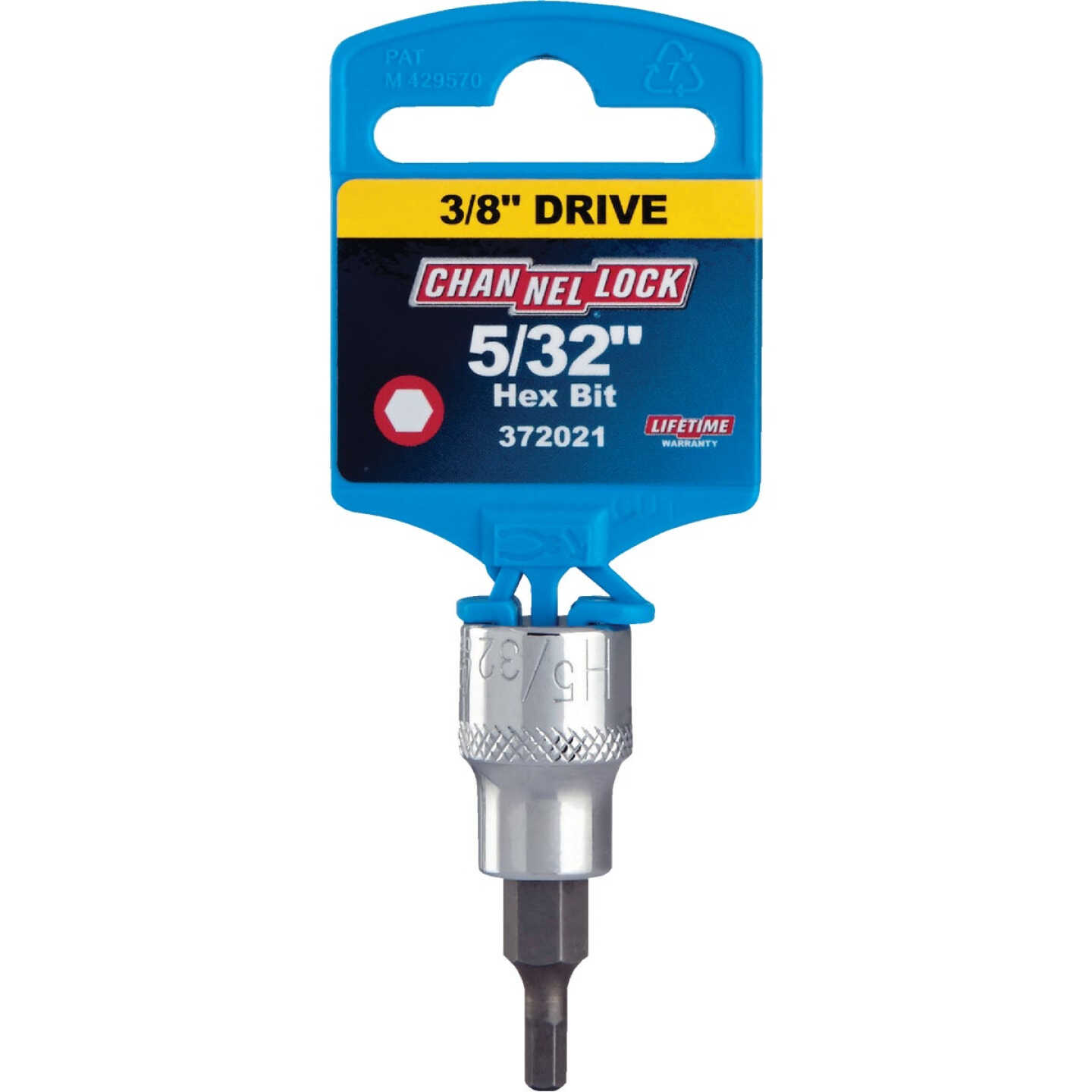 Channellock 3/8 In. Drive 5/32 In. 6-Point Standard Hex Bit Socket Image 2