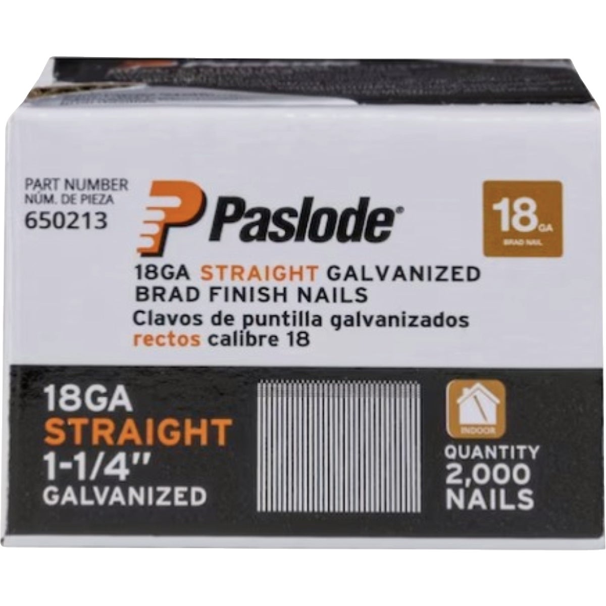 Paslode 1-1/4 In. 18-Gauge Galvanized Straight Brad Nails (2000 Ct.)