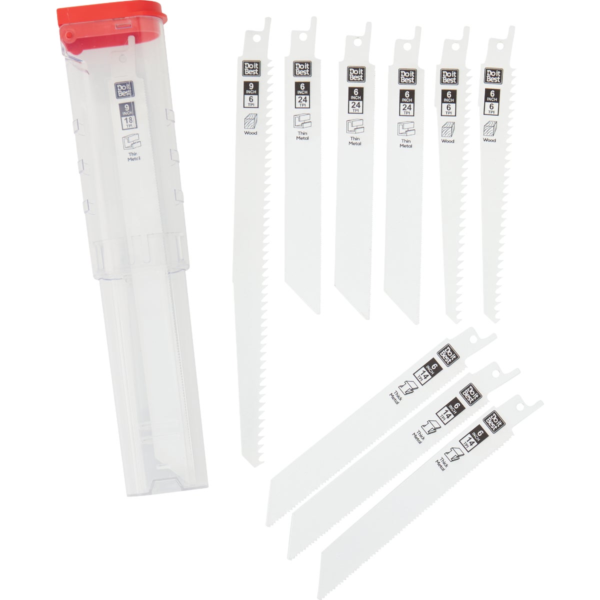 Do it Best Bi-Metal Reciprocating Saw Blade Set (10-Piece) Image 2