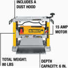 DEWALT 12-1/2 In. Portable Planer Image 6