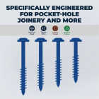 Kreg Blue-Kote #8 x 2 In. Square Coarse Thread Maxi-Loc Head Pocket-Hole Screw (50 Ct.) Image 4