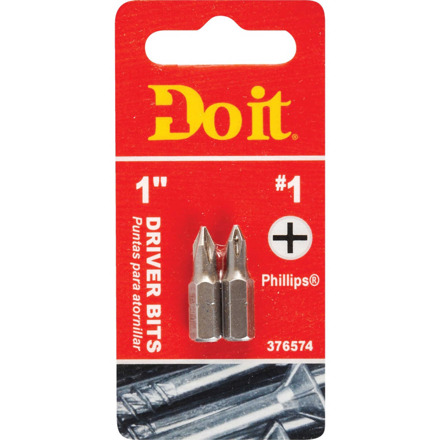 Do it #1 Phillips 1 In. Insert Screwdriver Bit (2-Pack) Image 1