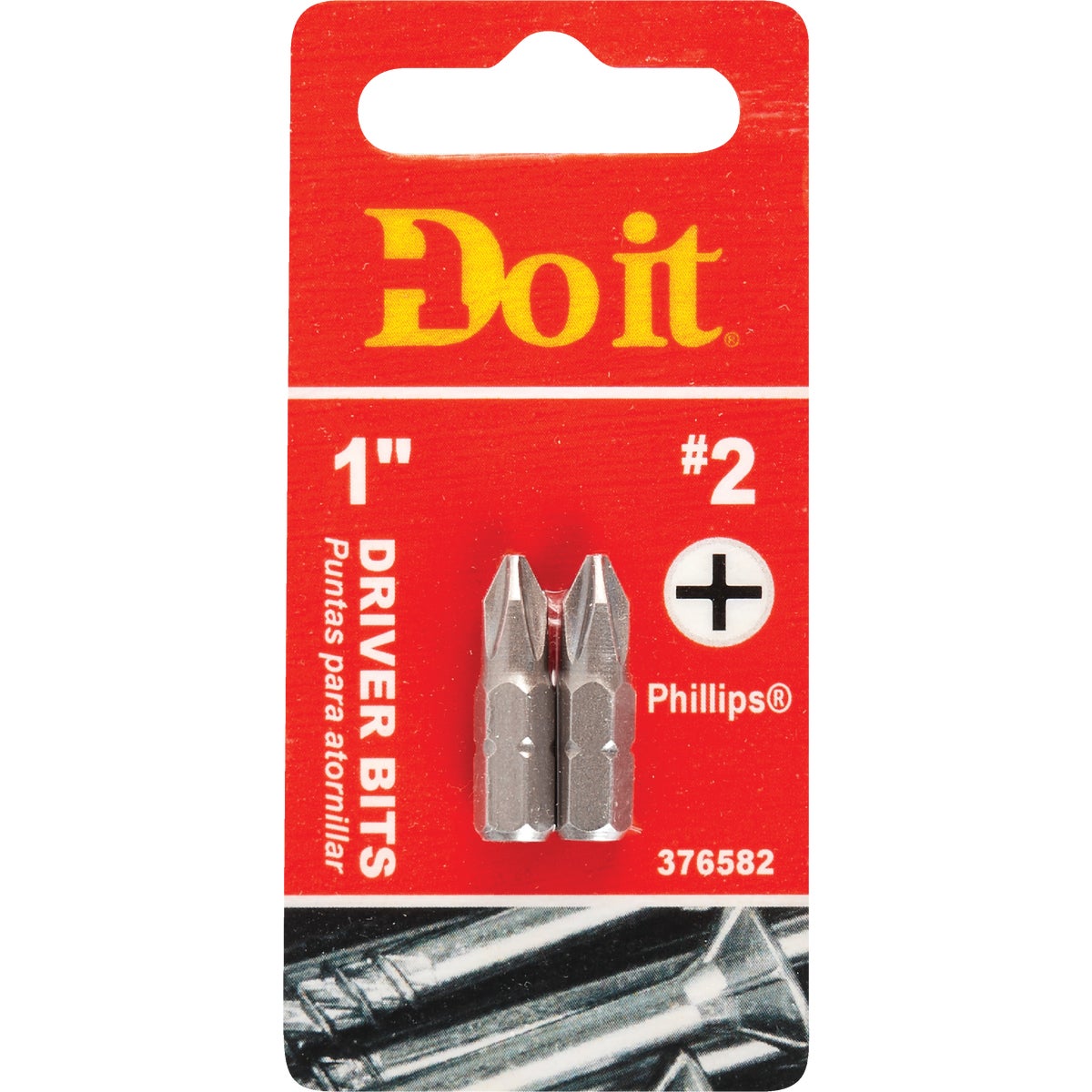 Do it #2 Phillips 1 In. Insert Screwdriver Bit (2-Pack) Image 1