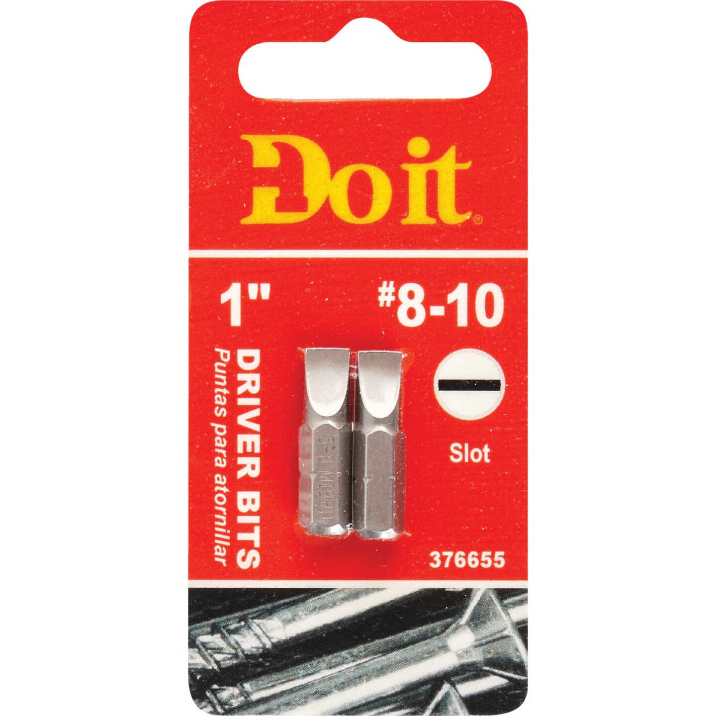Do it #8-10 Slotted 1 In. Insert Screwdriver Bit (2-Pack) Image 1