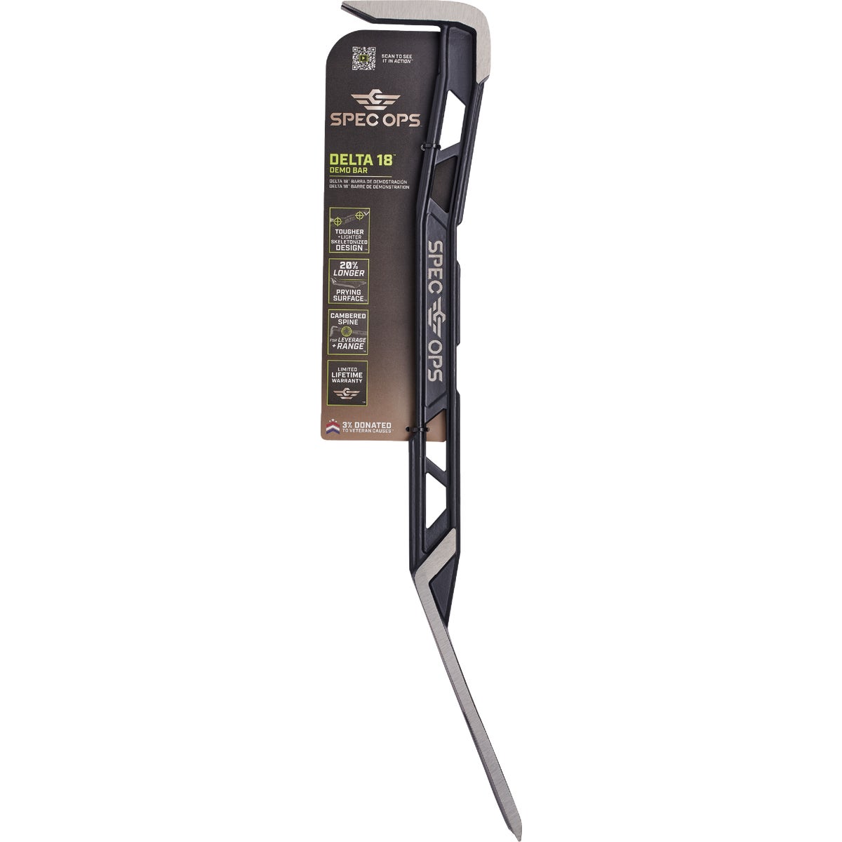 Spec Ops 18 In. High-Carbon Steel Flat Pry Bar Image 7