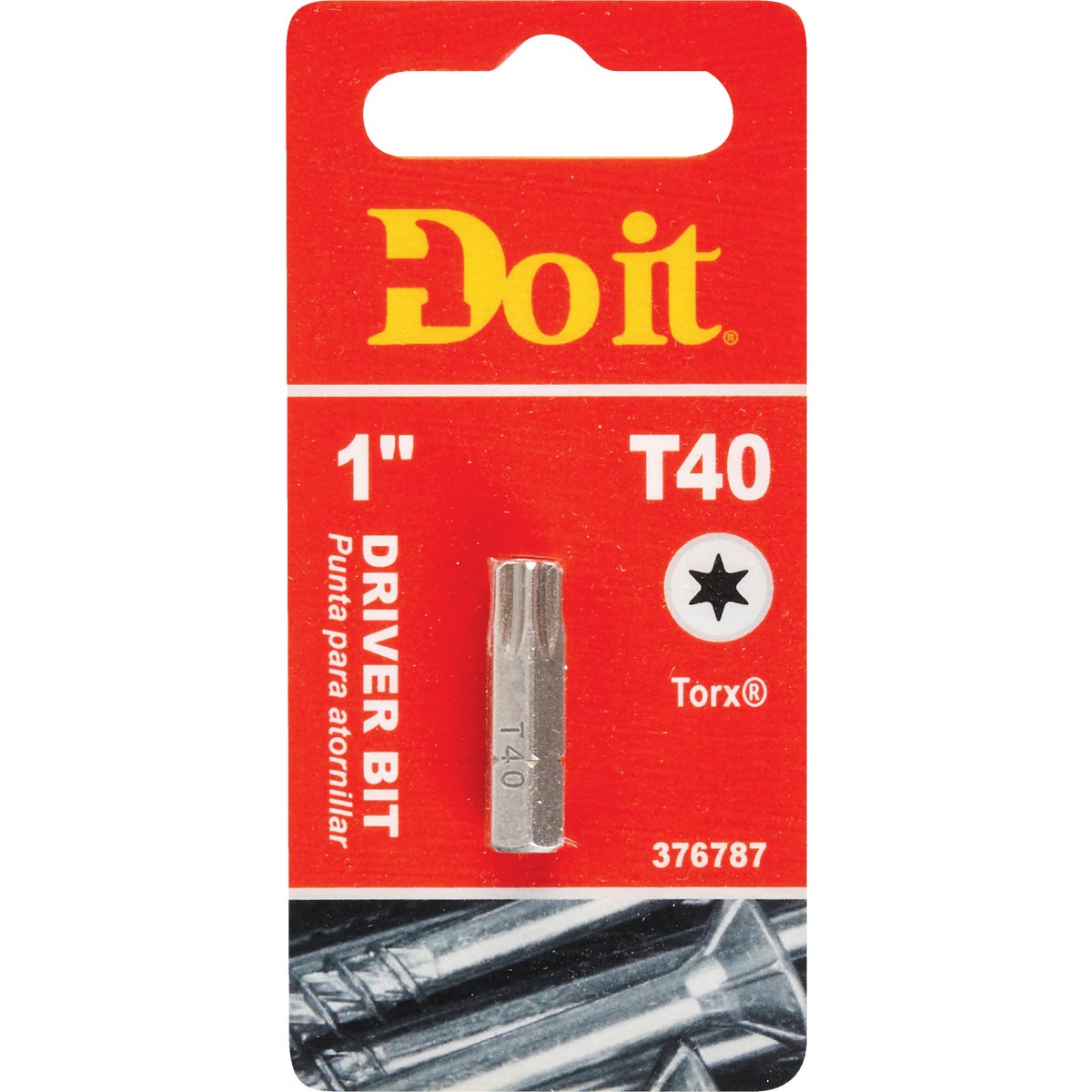 Do it T40 TORX 1 In. Insert Screwdriver Bit Image 1