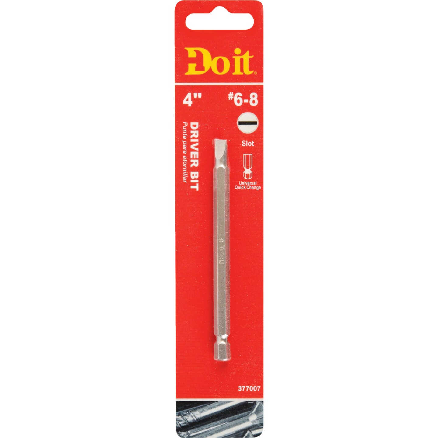 Do it #6-8 Slotted 4 In. Power Screwdriver Bit Image 1