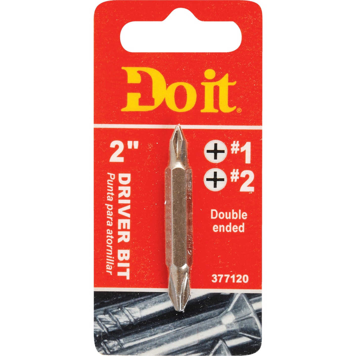 Do it Phillips #1 Phillips Double-End Screwdriver Bit Image 1