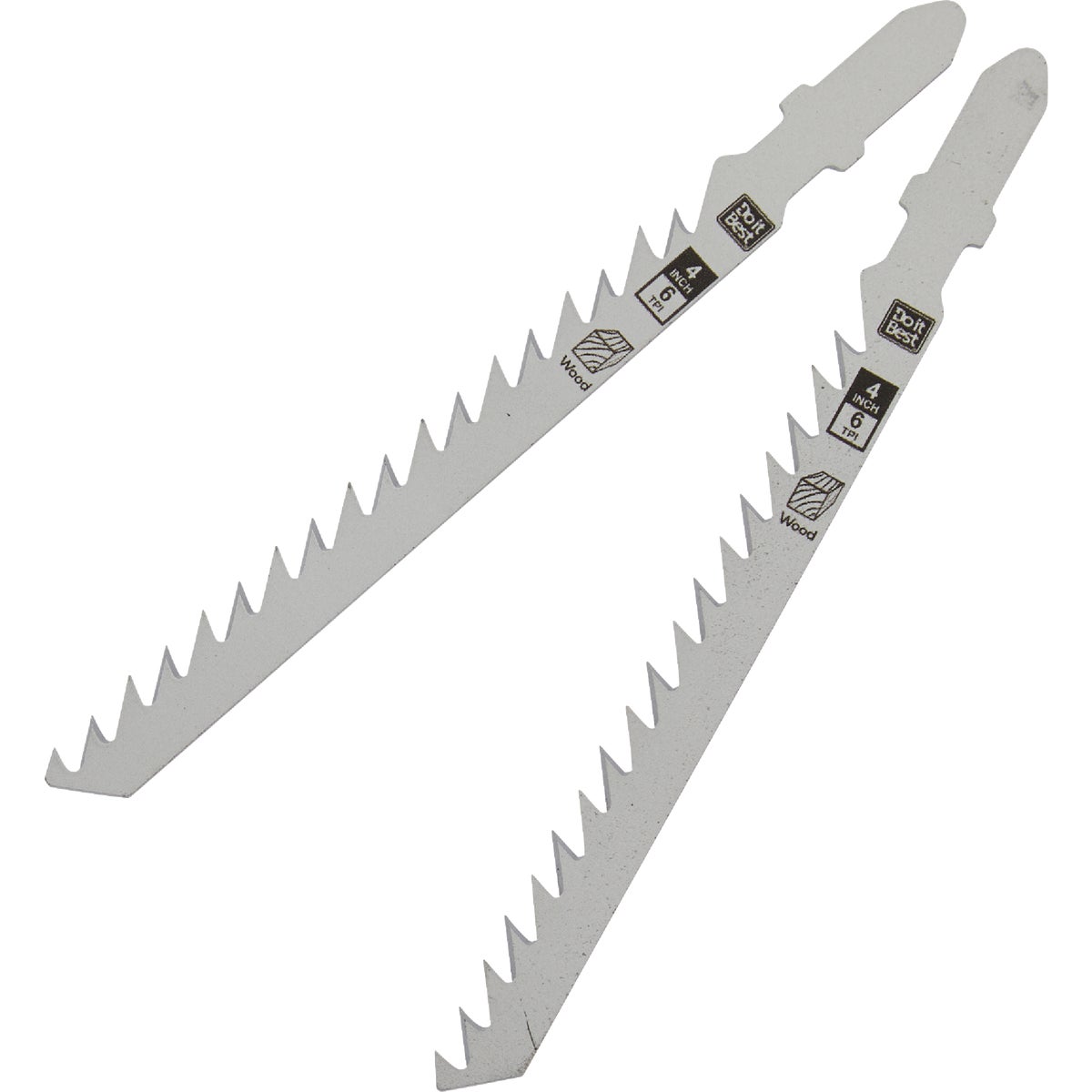 Do it Best T-Shank 4 In. 6 TPI Wood Cutting Jigsaw Blade (2-Pack) Image 2