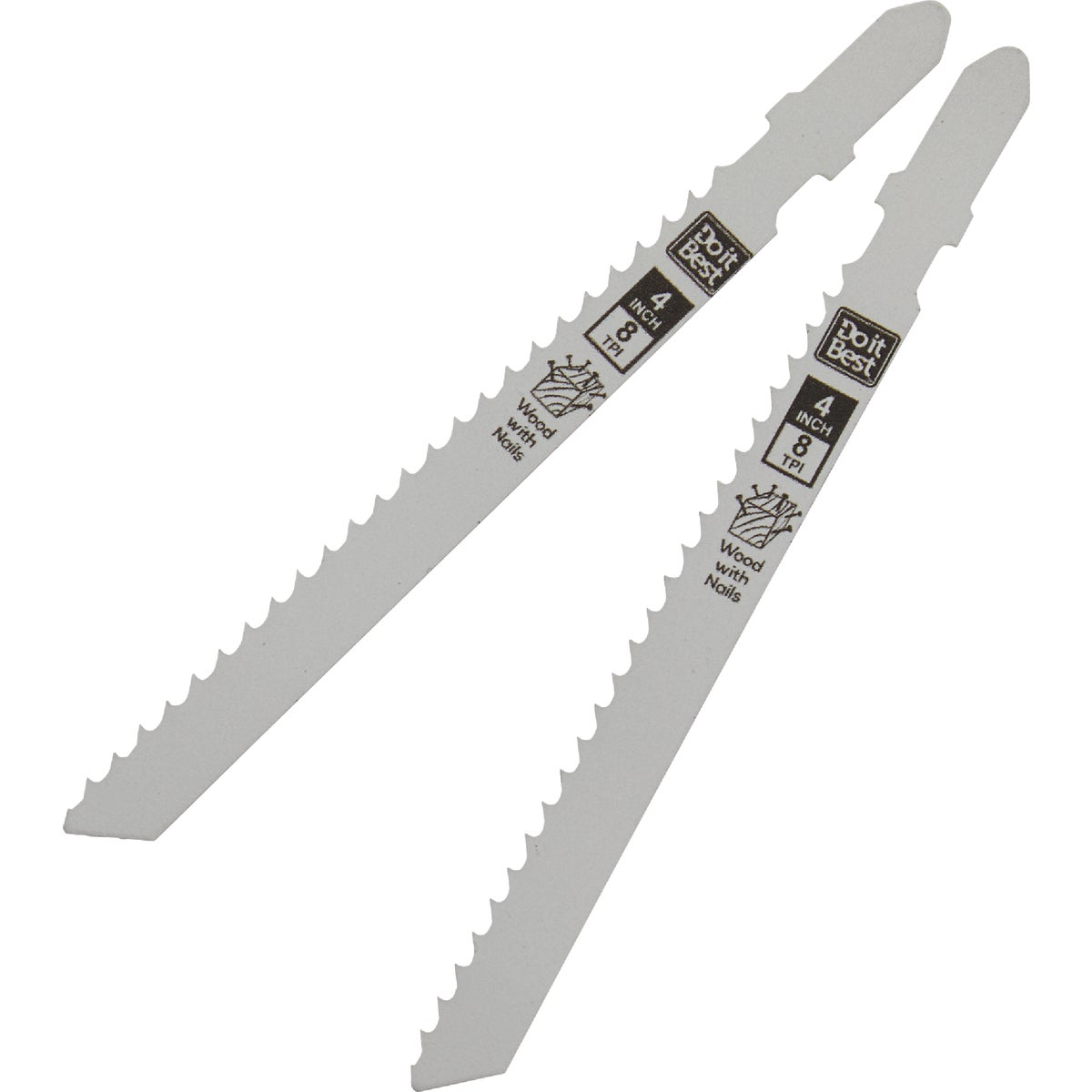 Do it Best T-Shank 4 In. 8 TPI Nail-Embedded Wood Jigsaw Blade (2-Pack) Image 2
