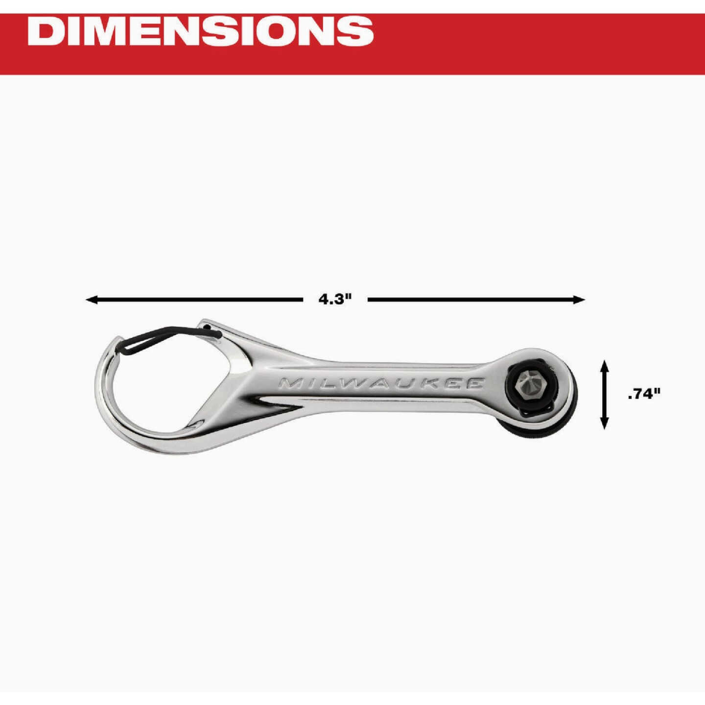 Milwaukee 7-in-1 Multi-Bit Mini Ratchet Image 2