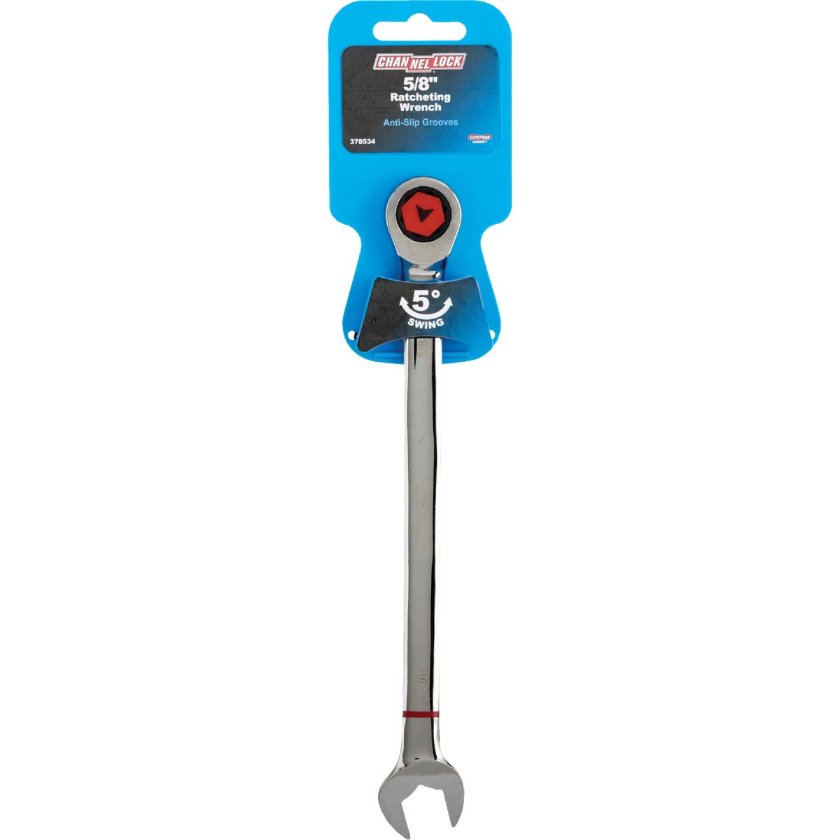 Channellock Standard 5/8 In. 12-Point Ratcheting Combination Wrench Image 2