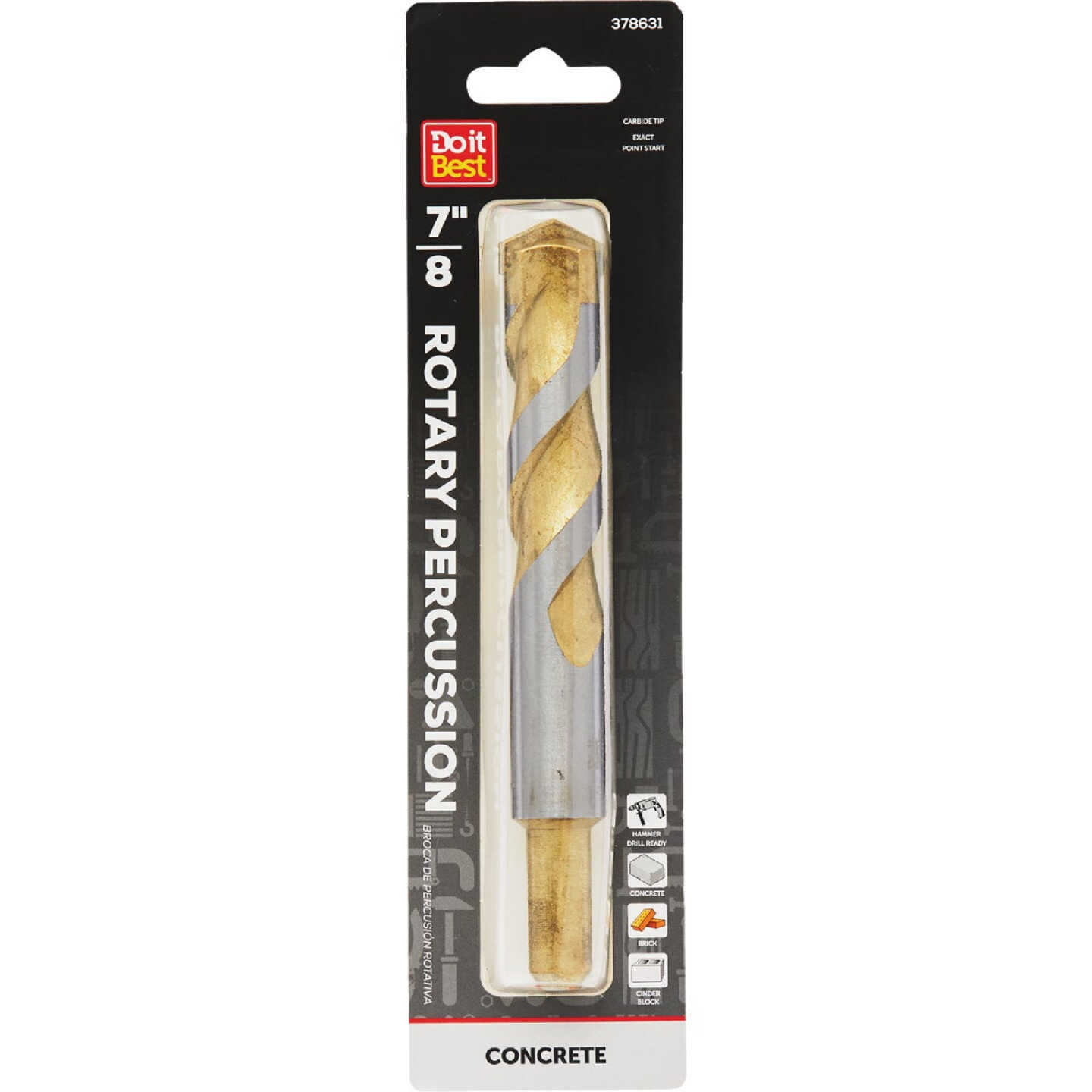 Do it Best 7/8 In. x 6 In. Rotary Percussion Masonry Drill Bit Image 1