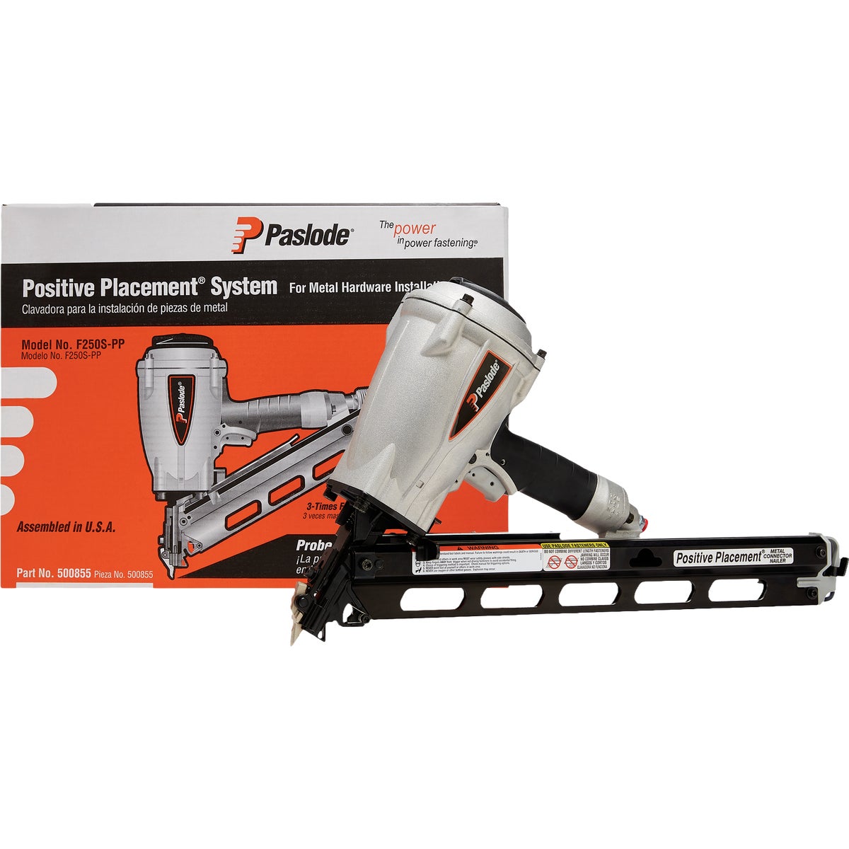 Paslode 2-1/2 In. Pneumatic Metal Connector Nailer