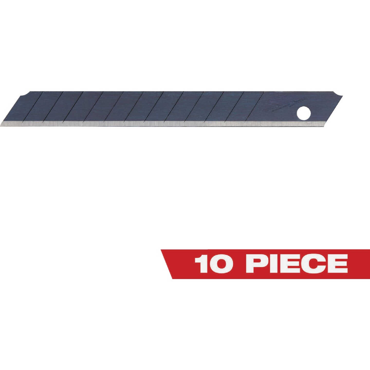 Milwaukee 9mm 13-Point Precision Snap-Off Knife Blade (10-Pack) Image 2
