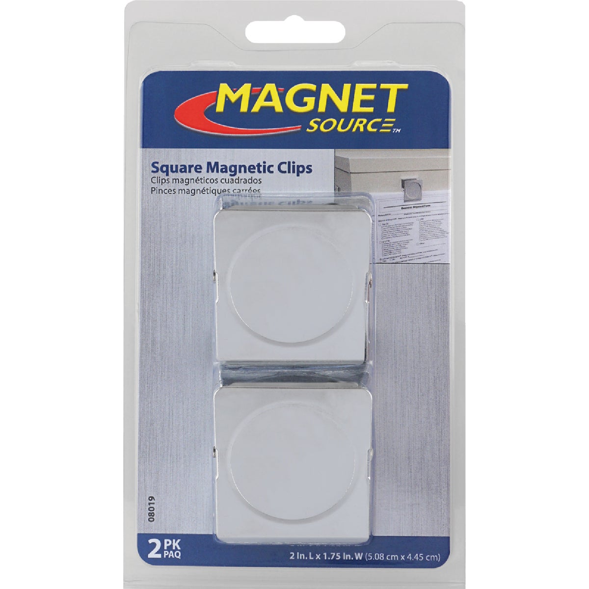 MagnetSource 9 Lb. Capacity Magnetic Metal Clips (2-Pack) Image 6