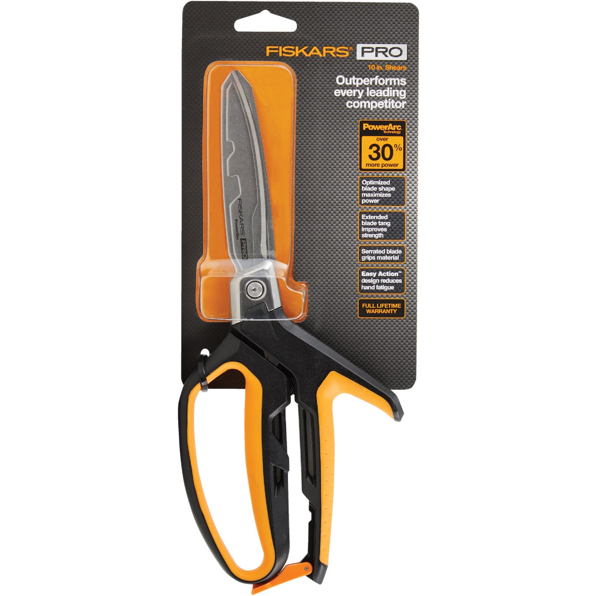 Fiskars PowerArc Easy Action 10 In. Stainless Steel Scissors Image 2