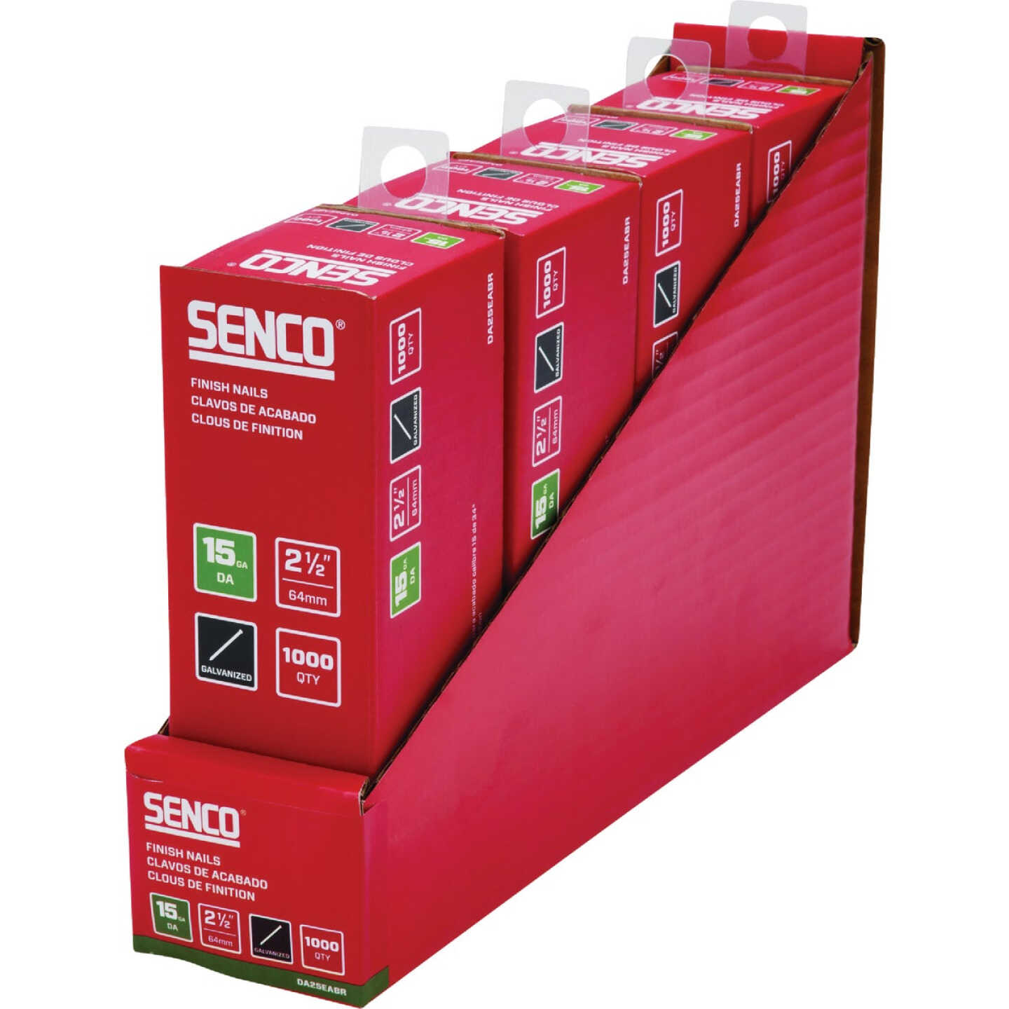 Senco 2-1/2 In. 15-Gauge Galvanized 34 Degree Angled Finish Nail (1000 Ct.) Image 3