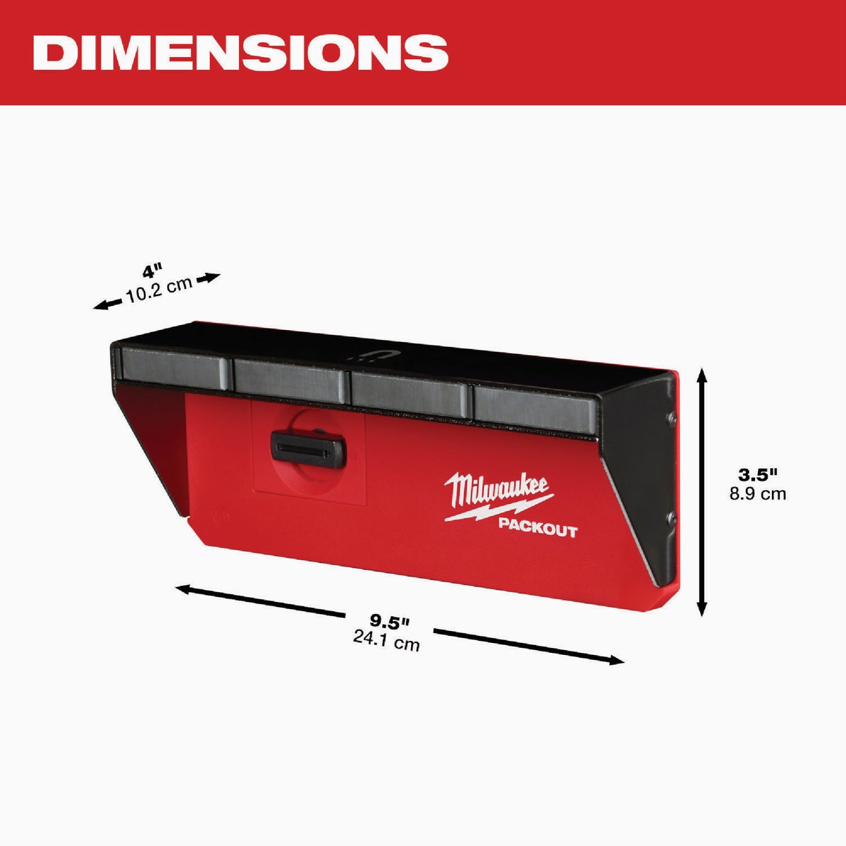 Milwaukee PACKOUT Magnetic Rack Image 4