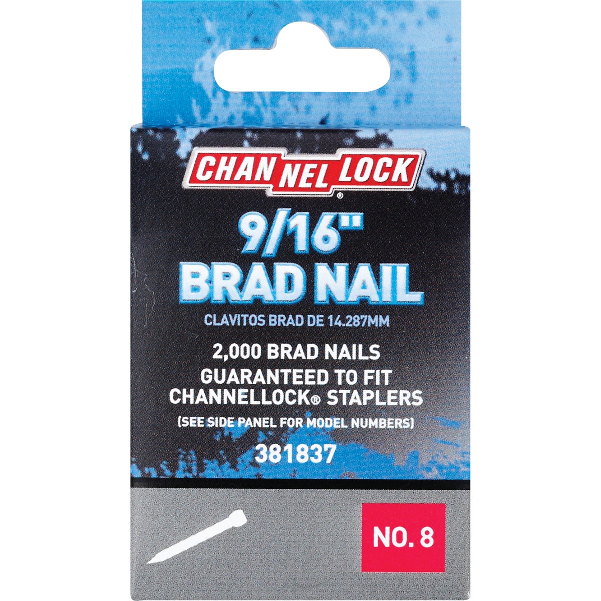 Channellock 18-Gauge Steel Brad Nail, 9/16 In. (2000-Pack) Image 1