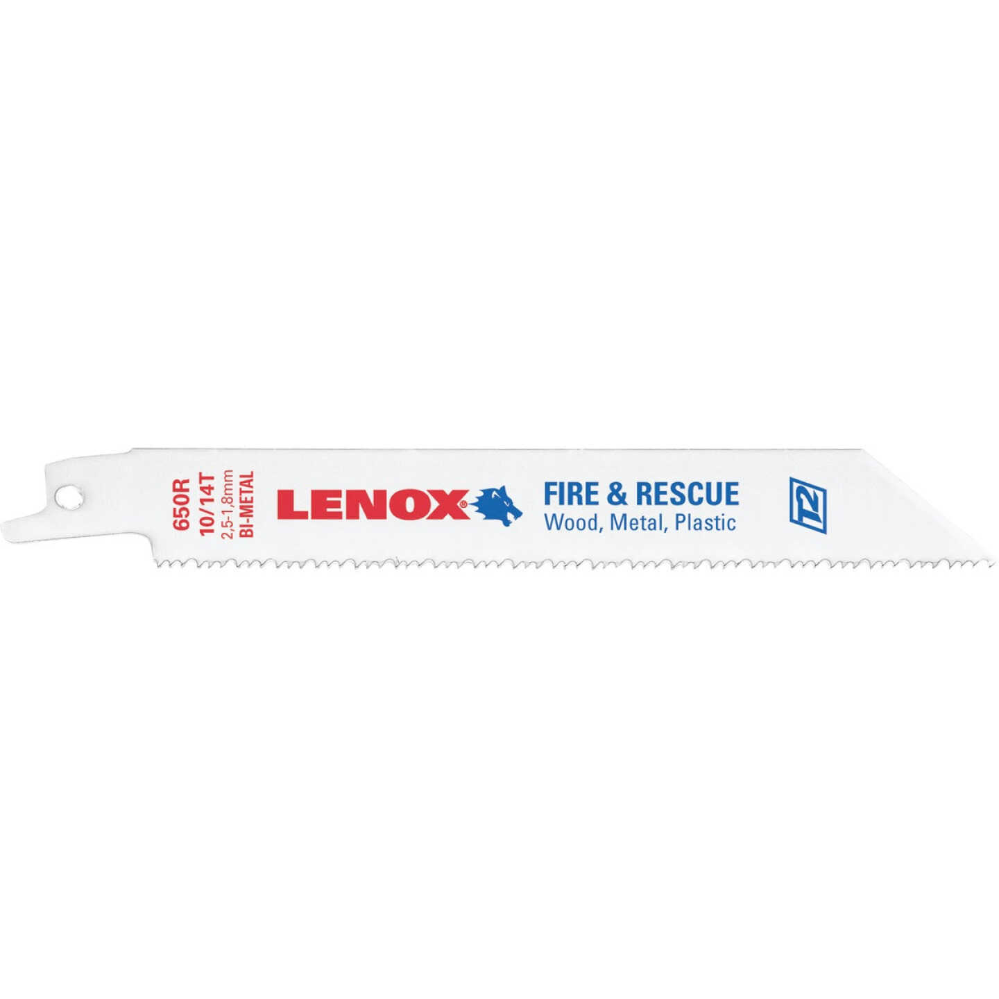 Lenox 6 In. 10 TPI Fire and Rescue Demolition Reciprocating Saw Blade (2-Pack) Image 1