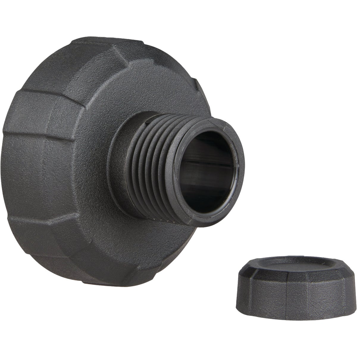 Milwaukee 5/8 In. Black Plastic Vacuum Drain Adapter Image 4