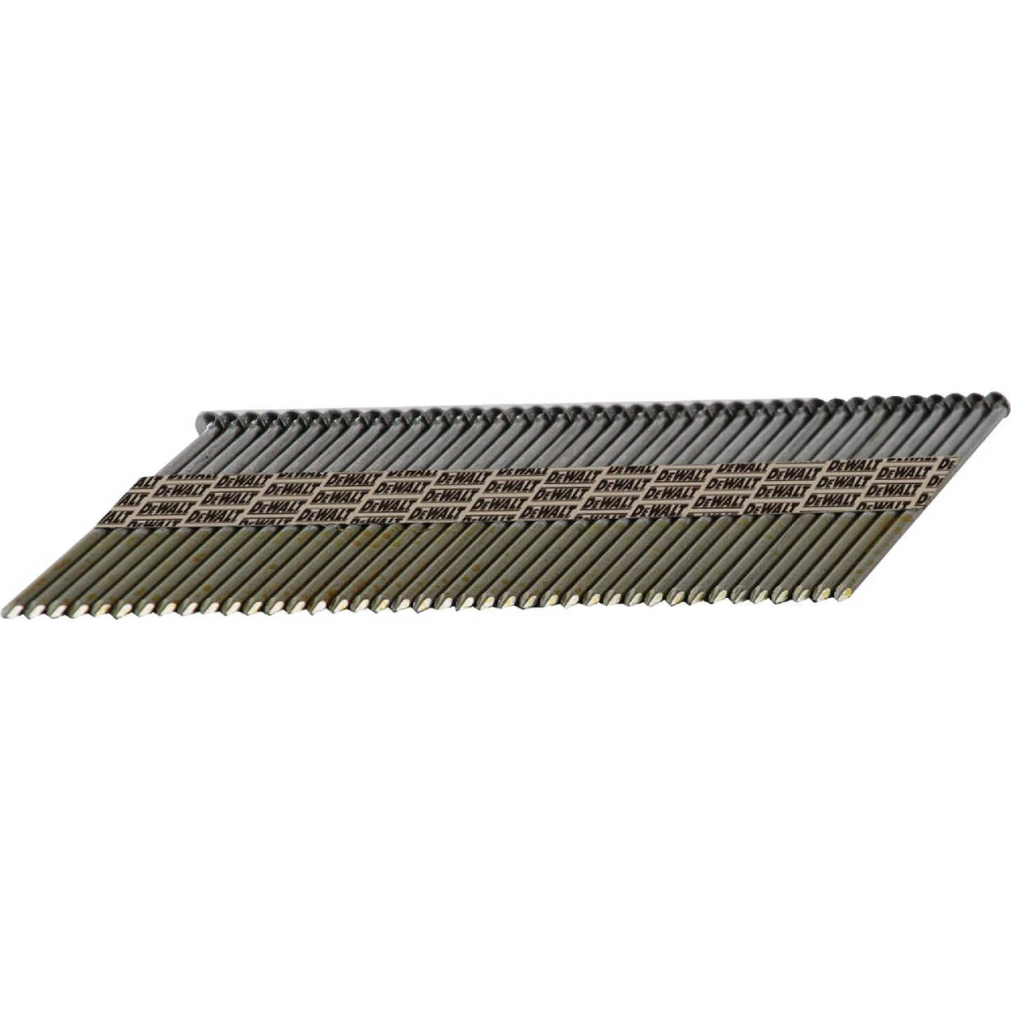 DEWALT 2-3/8 In. x 0.113 In. 30-Degree Paper Tape Galvanized Ring Shank Off-Set Round Head Framing Nails (2000 Ct.) Image 1