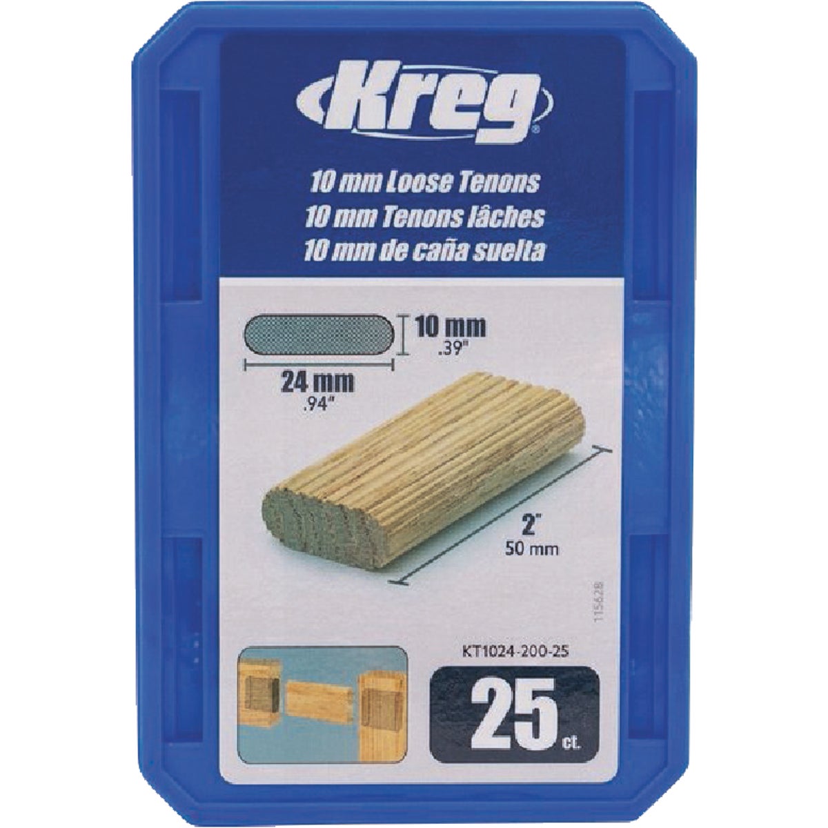 Kreg MortiseMate 10mm Loose Tenons (25-Piece) Image 4