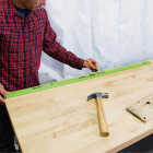 Mayes 48 In. Polystyrene Straight Edge Ruler with Level Image 2