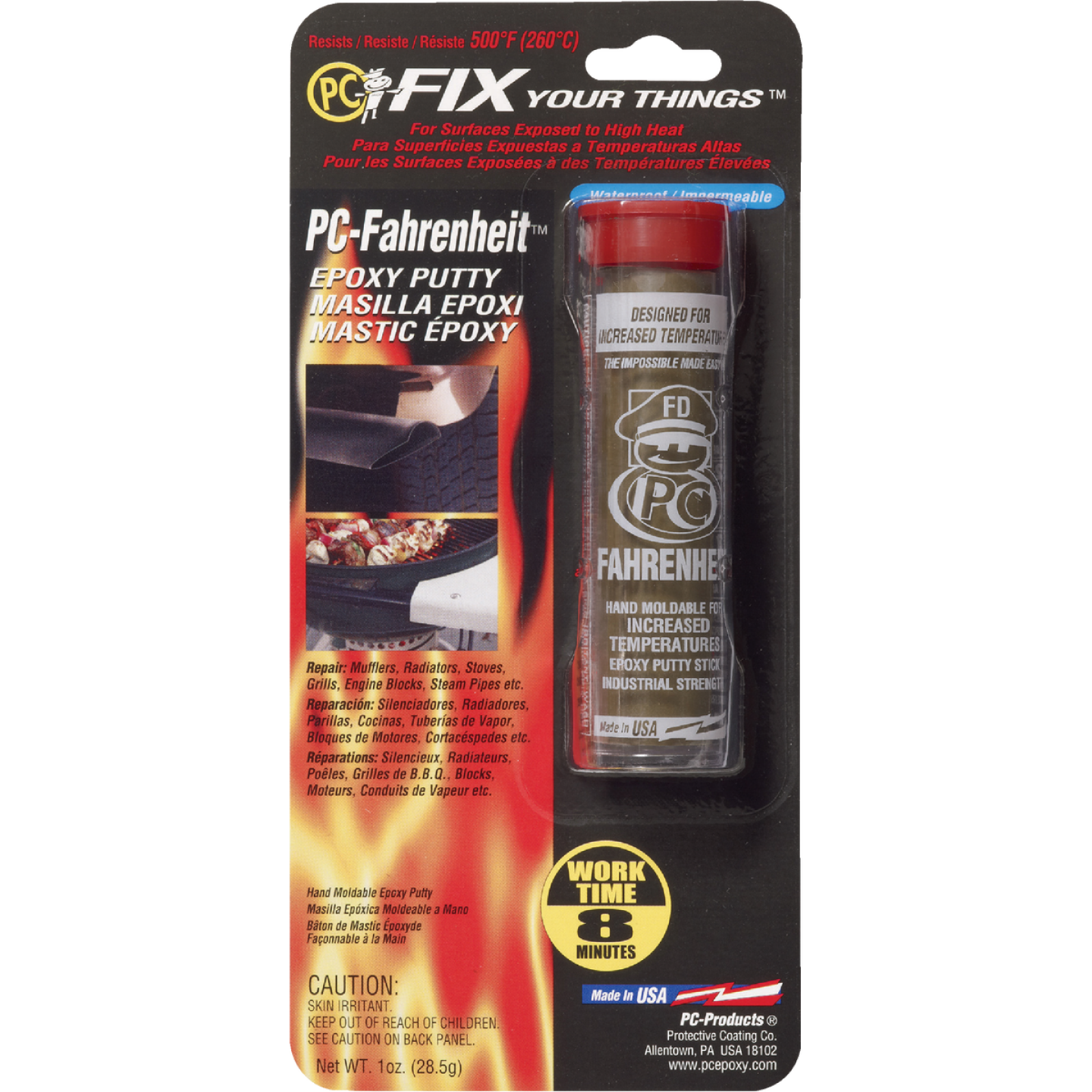 PC-Fahrenheit 1 Oz. Brown Epoxy Putty Image 1