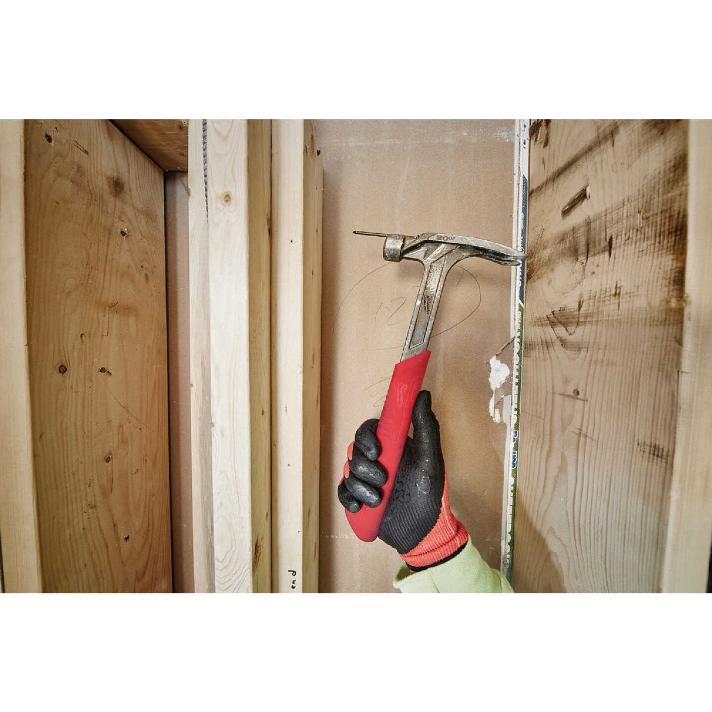 Milwaukee 20 Oz. Smooth-Face Rip Claw Hammer with Steel Handle Image 3