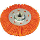 Dico Nyalox 4-1/2 In. Medium Orange Angle Grinder Wheel Brush Image 1