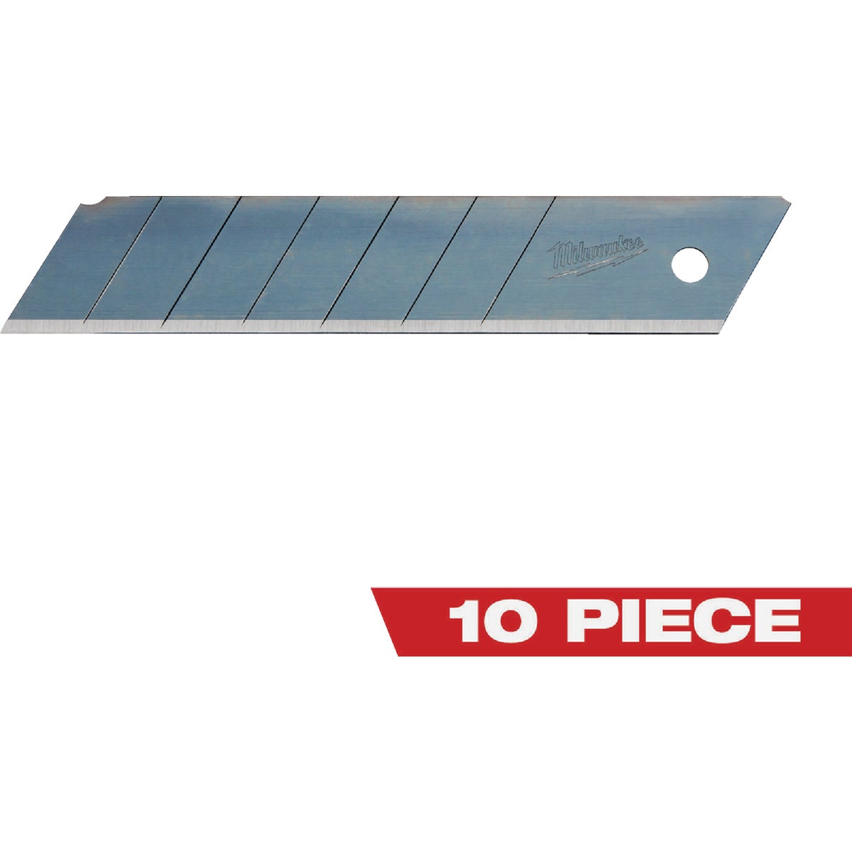 Milwaukee 25mm 7-Point Precision Snap-Off Knife Blade (10-Pack) Image 3