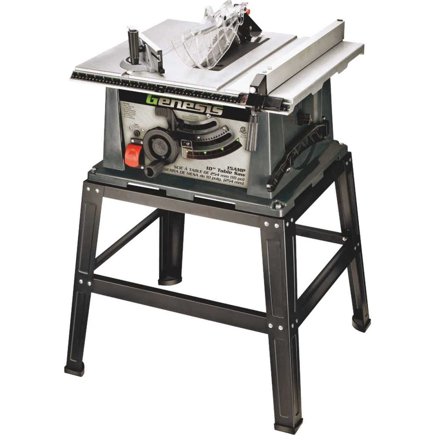 Genesis 15-Amp 10 In. Table Saw with Stand Image 1
