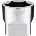 Milwaukee 3/8 In. Drive 15/16 In. 6-Point Shallow Standard Socket with FOUR FLAT Sides Image 1