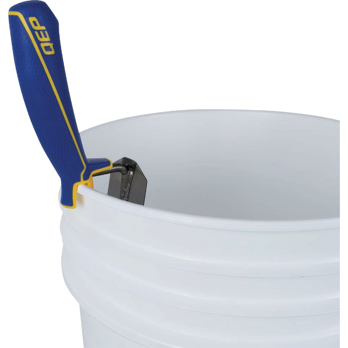 QEP 6 In. x 2 In. Flat Margin Trowel with Bucket Hook & Comfort Grip Image 7