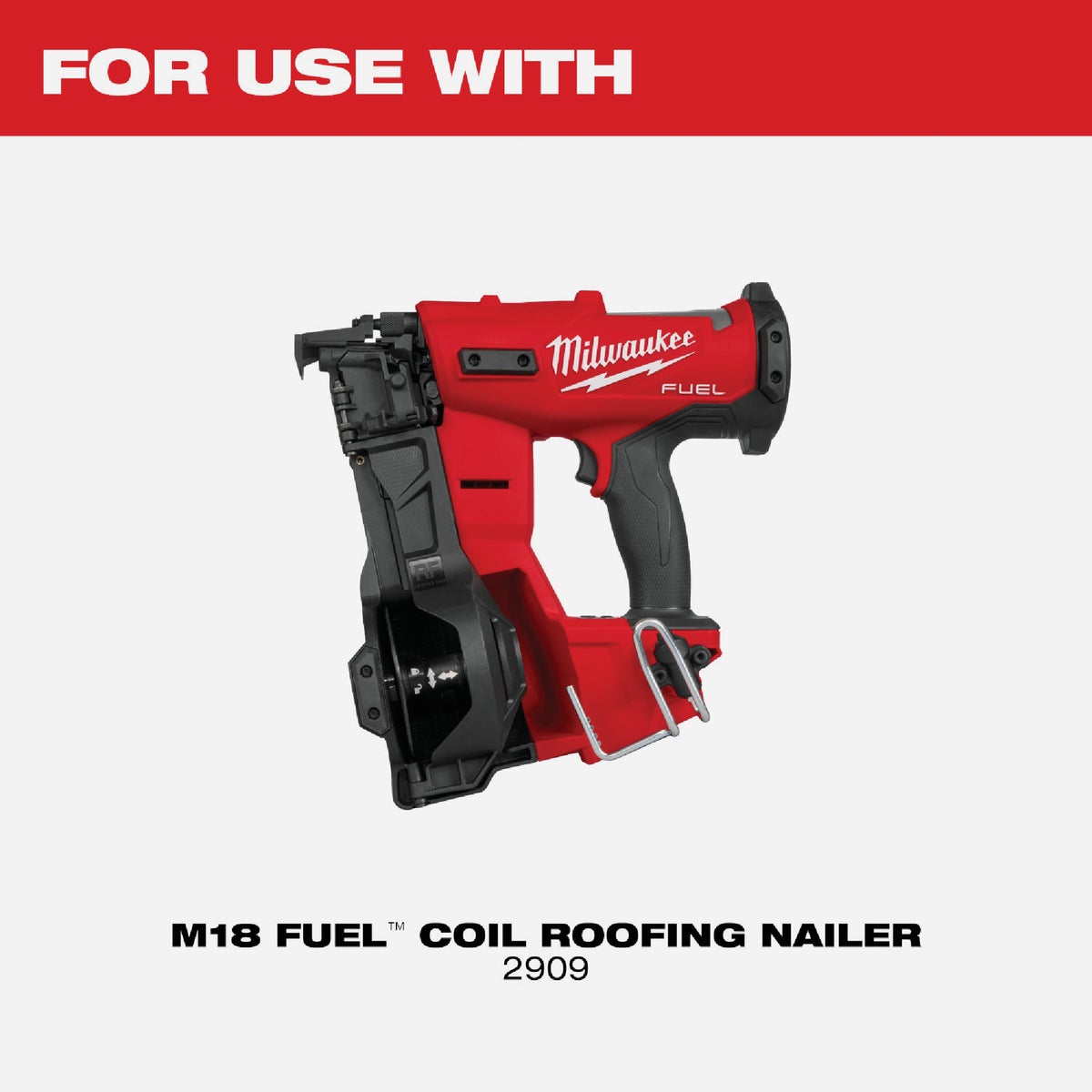 Milwaukee M18 FUEL Coil Roofing Nailer Vinyl Siding Tip Image 2