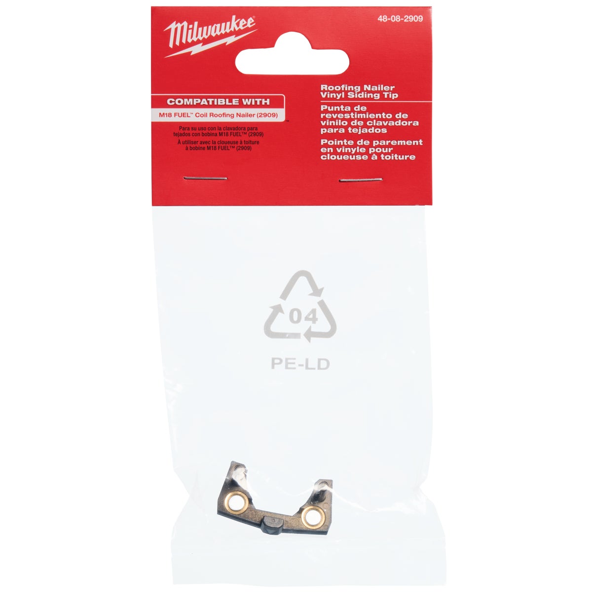 Milwaukee M18 FUEL Coil Roofing Nailer Vinyl Siding Tip Image 5