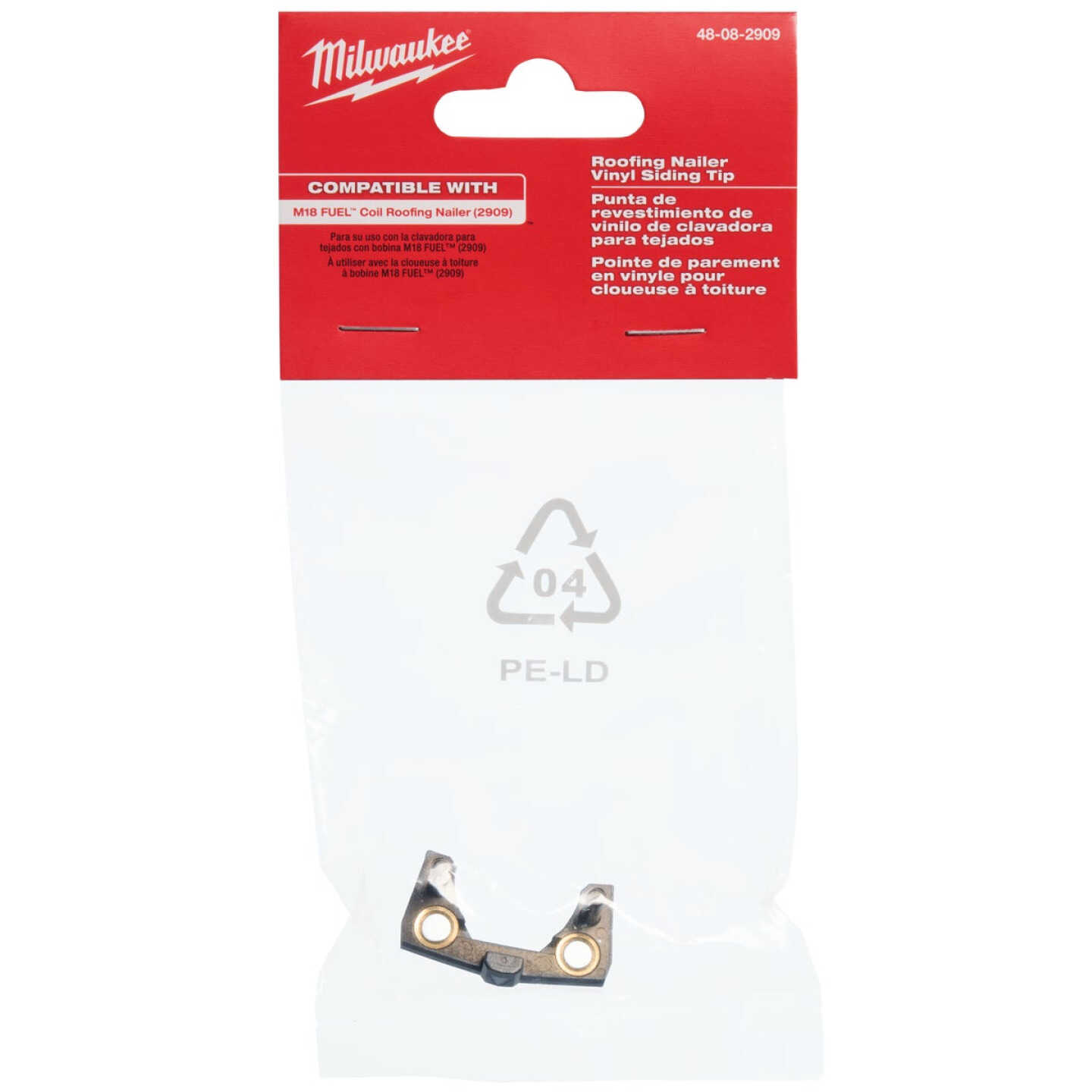 Milwaukee M18 FUEL Coil Roofing Nailer Vinyl Siding Tip Image 5