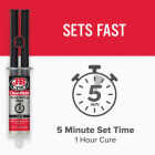 J-B Weld 0.47 Oz. ClearWeld Epoxy Image 2