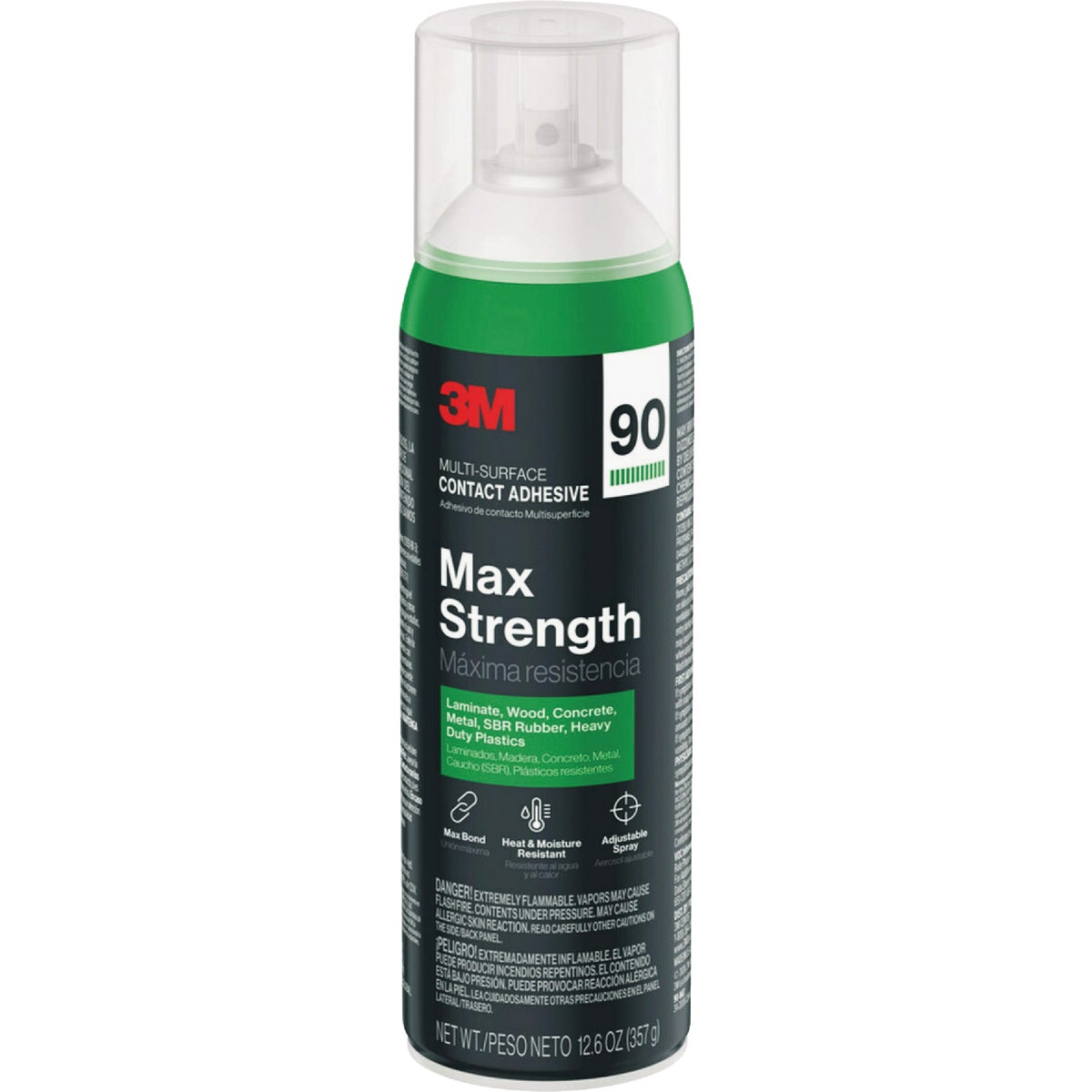 3M 90 Max Strength 12.6 Oz. Multi-Surface Contact Adhesive