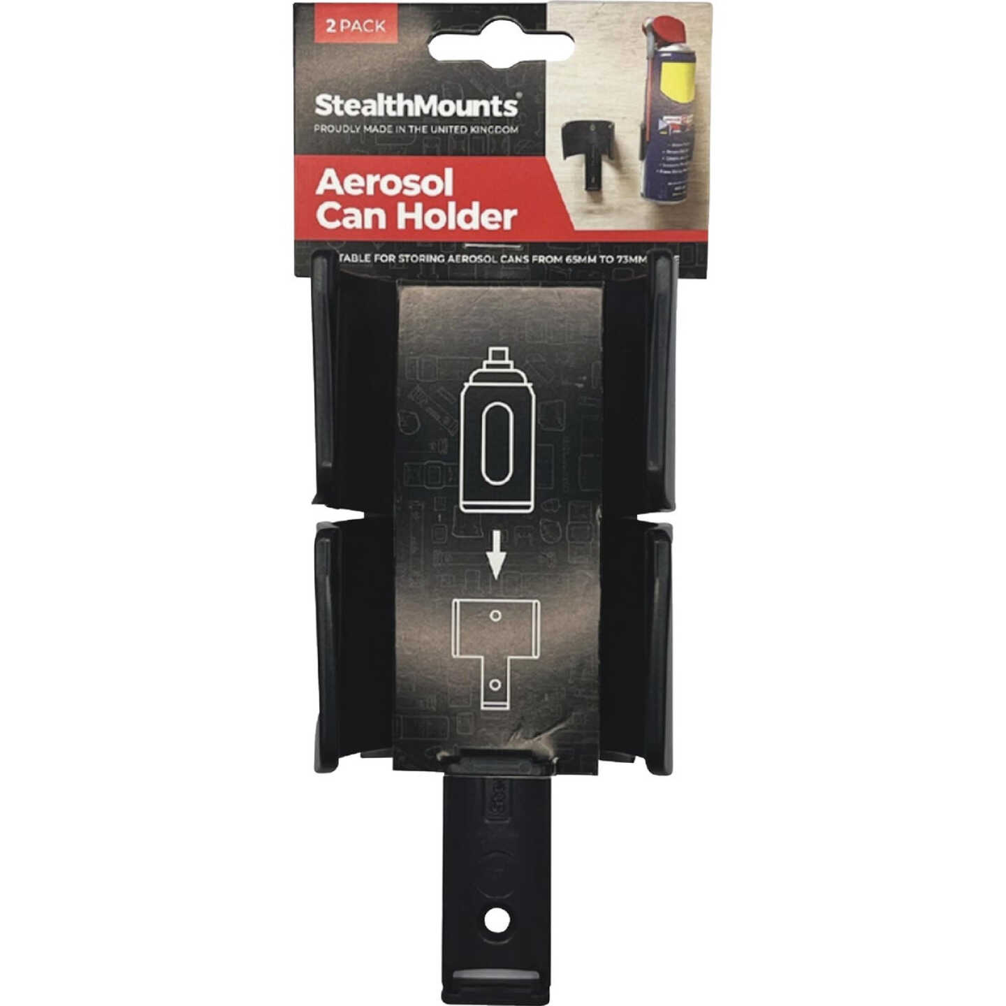 StealthMounts Aerosol Can Holder (2-Pack) Image 1