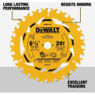 DEWALT 6-1/2 In. 24-Tooth Circular Saw Blade Image 3