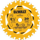 DEWALT 6-1/2 In. 24-Tooth Circular Saw Blade Image 1