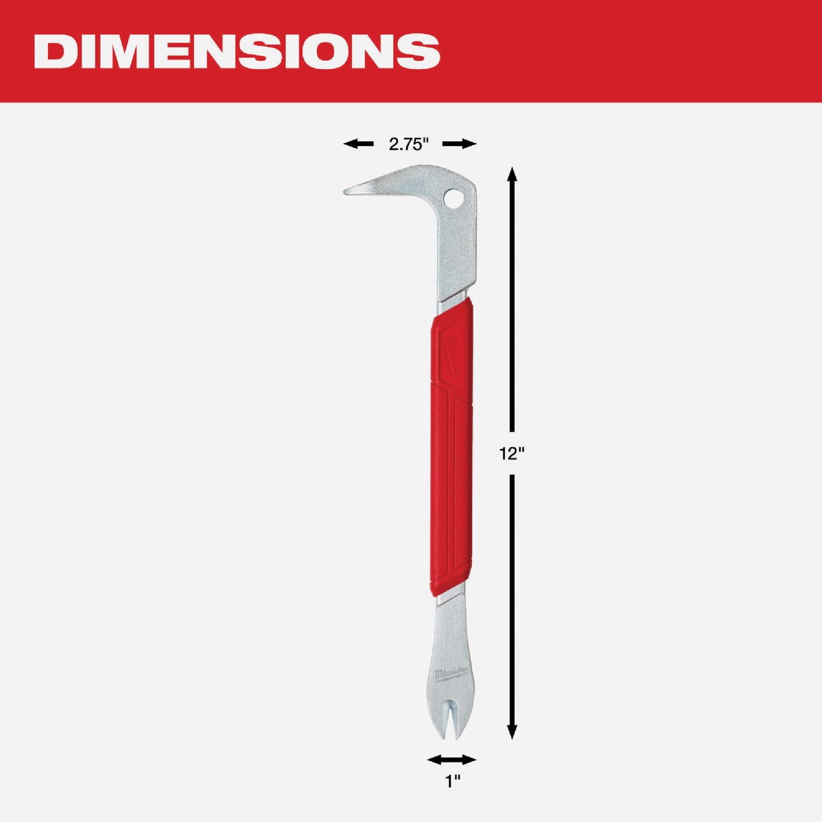 Milwaukee 12 In. L Nail Puller Image 3
